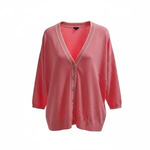 BRAND NEW Talbots Gorgeous Rose Pink V-Neck Sweater Plus, w/tags